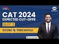 CAT 2024 Slot 2 Expected Cut-off | CAT 2024 Scores Vs Percentile | Debrup Poddar