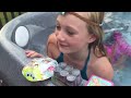 The day Princess Ella become a real mermaid. She has to be rescued by Batman. W blind bags