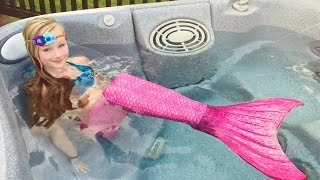 The day Princess Ella become a real mermaid. She has to be rescued by Batman. W/ blind bags