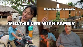 Village life chicken roasting with family || @micahnyodu7521 5k subs celebration 🎊 village life