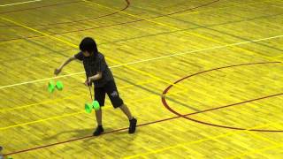 2014年 體健盃國際嘉年華 雙鈴技巧賽 第五名 島居岳史(Torii Takemi) 2014PEH Two Diabolo Prop 5th