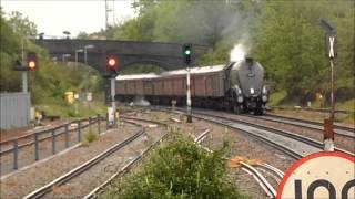 (HD) 60009 'Union of South Africa' on The West Somerset Explorer 24/05/14