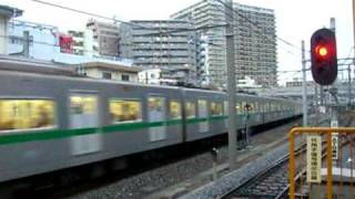 東京メトロ6000系　松戸駅進入