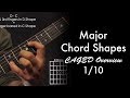 Major Chord Shapes | CAGED Overview 1/10