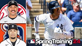 New York Yankees vs Detroit Tigers | Spring Training Highlights | 3/3/24