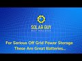 Narada Batteries - For Serious Off Grid Living