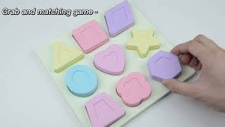 Silicone Geometric Puzzle Blocks