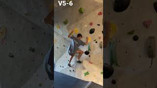 Crimpy technical V5-6 Slab #bouldering