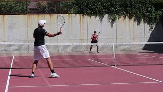 VOLLEY TO BASELINE DRILL / LESSON  - LIVE BALL-  NTRP 5.0 PLAYER  - INSIGHT TENNIS