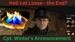 Hell Let Loose: Bugapalooza - Cpt. Winter's Announcement to Team17!