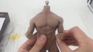 unboxing PHICEN PL2016-M34 1/6 Super flexible Strong Male Strong Muscular Body