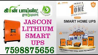 GREEN POINT - Jascon Smart Solar UPS with Lithium Battery Combo Pack.