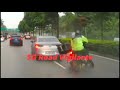 20jun2024 bke #SMP1097B mazda 3 lane changing accident btw mazda 3 & lane splitting motorcyclist