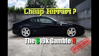 I Bought a Cheap $19,000 Ferrari Bargain or TOTAL Nightmare !! Part 1