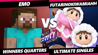 Sumapa 168 - Emo (Steve) Vs. FutarinoKiwamiAhh! (Ice Climbers) Smash Ultimate - SSBU