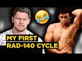 REACTING to my FIRST RAD-140 Cycle | SARMs Before and After Transformation