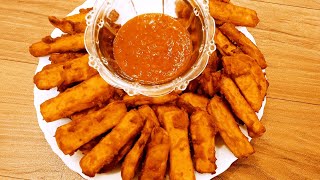 10 நிமிடத்தில் மொறு மொறு சக்கரவல்லி கிழங்கு ஸ்நாக்ஸ்🤤| Sweet Potato Fries😋| Sweet Potato Recipe |