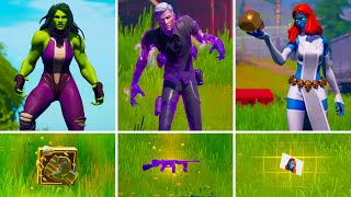 All NEW Bosses, Mythic Weapons & Keycard Vault Locations in Fortnitemares Season 4 Update!
