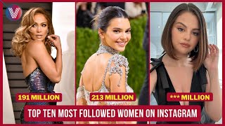 Top Ten Most Followed Women on Instagram