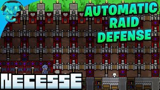 Necesse - Fully Automated Raid Defense with Traps - AFK Raid Defense