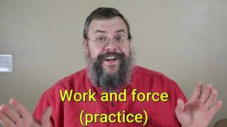 Calculus 2 -- Work and force -- Practice