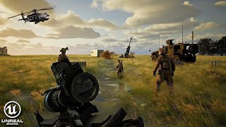 New MILITARY WAR Games in UNREAL ENGINE 5 coming out in 2024 | PS5, Xbox Series X, PC