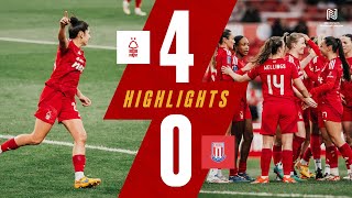 Forest Go Top After City Ground Win! 💪 | Forest Women 4-0 Stoke City | Highlights