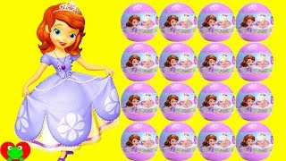 Kids Toy Videos Disney Jr Sofia the First Princess Surprise Balls
