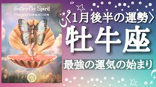 【牡牛座♉️さんの※1月後半※】転機予報\u0026恋愛深掘り予報【最強の運気の始まり🐲】