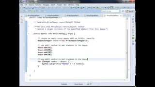 Java util ArrayDeque remove Method removeObject Method