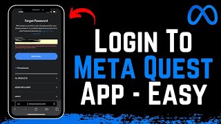 How to Login to Meta Quest App !