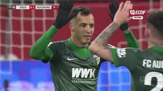 Resumen: Colonia 0 Augsburgo 1 - Jornada 14 Bundesliga