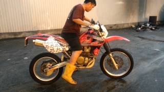 XR650R kick start beginner