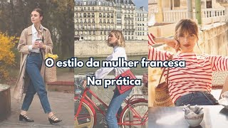 Estilo da mulher francesa: peças essenciais e como usar no dia a dia.