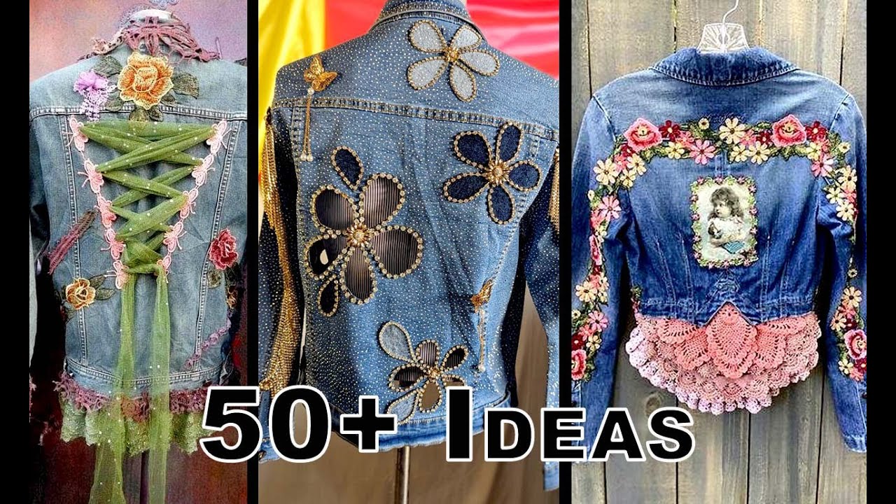 50 Jean Jacket Upcycle Ideas To Inspire Your Next Project Youtube