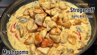 Chicken Stroganoff with Mushroom| delicious, creamy and healthy