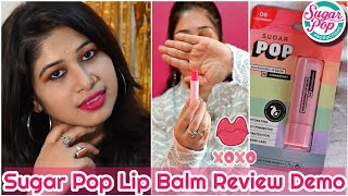 Sugar Pop lip balm // Review and Demo #strawberry #sugarpop #lipstick