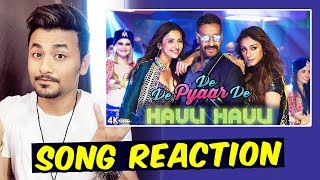 HAULI HAULI SONG REACTION | De De Pyaar De | Ajay Devgn, Tabu, Rakul Preet Singh