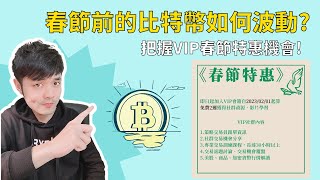 春節期間比特幣的重要價位 | 以太幣關注通道交易機會 | 把握VIP春節特惠加入時機