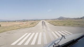 Approach \u0026 landing runway 34 Zakynthos airport (ZTH LGZA).