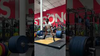 515 deadlift #motivation #powerlifting #gym #fitness #deadlift #shorts