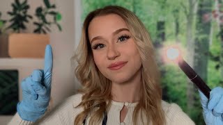 ASMR Nursing Student Does Your Cranial Nerve Exam (Personal Attention)