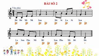 BÀI ĐỌC NHẠC SỐ 2/ Đọc mẫu/Lớp 3/ KNTT | School Music Tramdi