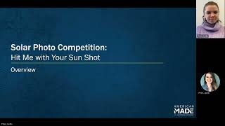 Solar Photo Competition Informational Webinar Recording