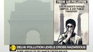 Thick smog in Delhi days before Diwali, pollution over 11 times safe limit