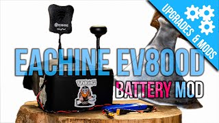 Eachine EV800D FPV Goggles Battery Mod - Adding an external battery