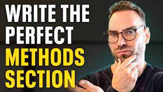 Writing The Methods Section For Your Research Paper (Proven Framework)