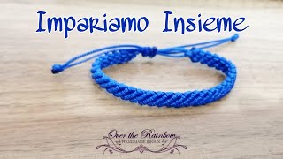 Impariamo Insieme - Bracciale semplicissimo macramè