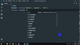 How to Print array values in a list in PHP