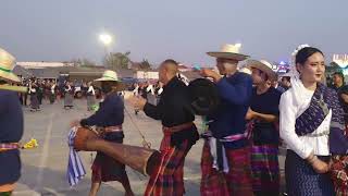 การแสดงฟ้อนรำอำเภอดอนตาล งานกาชาดและงานของดีมุกดาหาร ปี2566 Thai Isaan traditional dance.